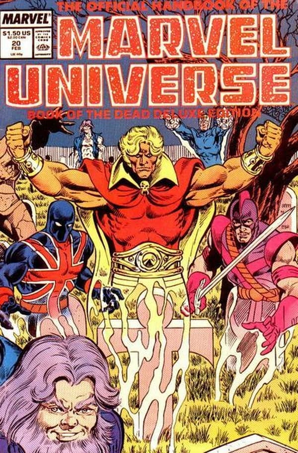 The Official Handbook of the Marvel Universe #20 cover