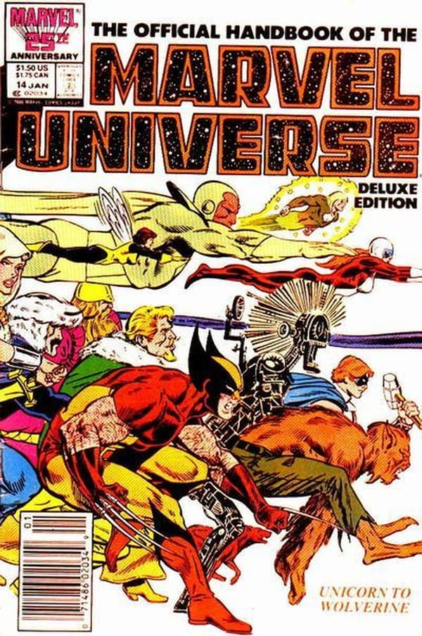 The Official Handbook of the Marvel Universe #14 cover