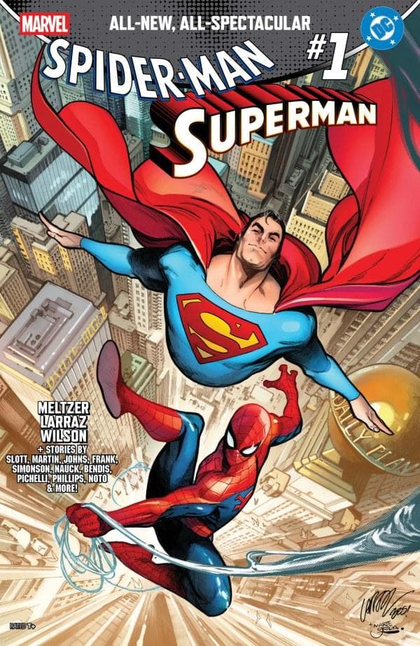 Marvel/DC: Spider-Man/Superman #1 cover