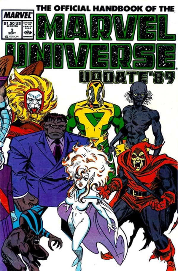 The Official Handbook of the Marvel Universe #3 cover