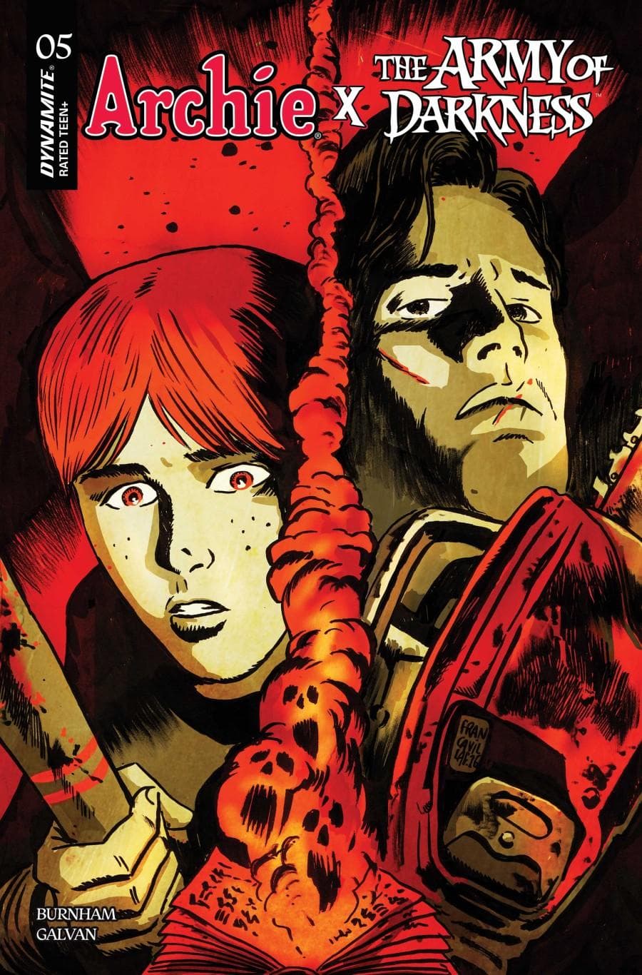 Archie x the Army of Darkness #5 cover