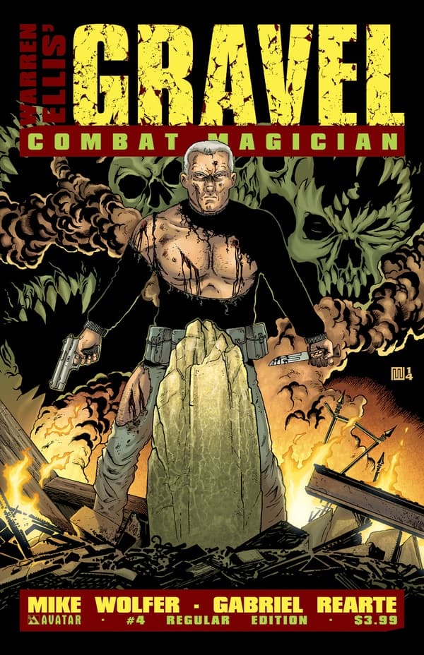 Gravel: Combat Magician #4 cover