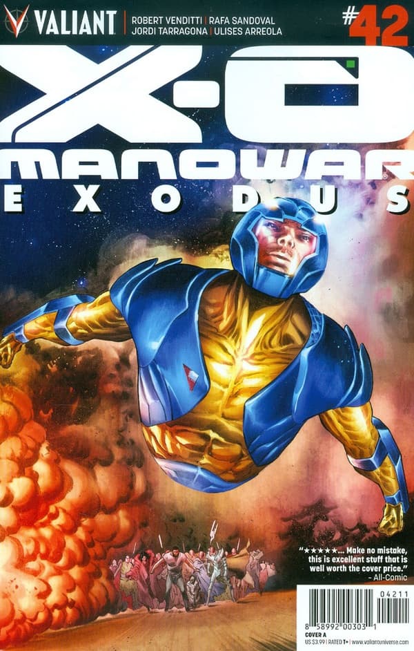 X-O Manowar #42 cover