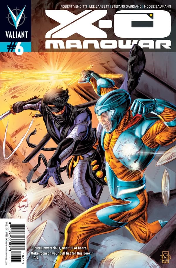 X-O Manowar #6 cover