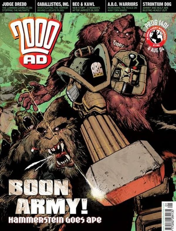 2000 AD #1401 cover
