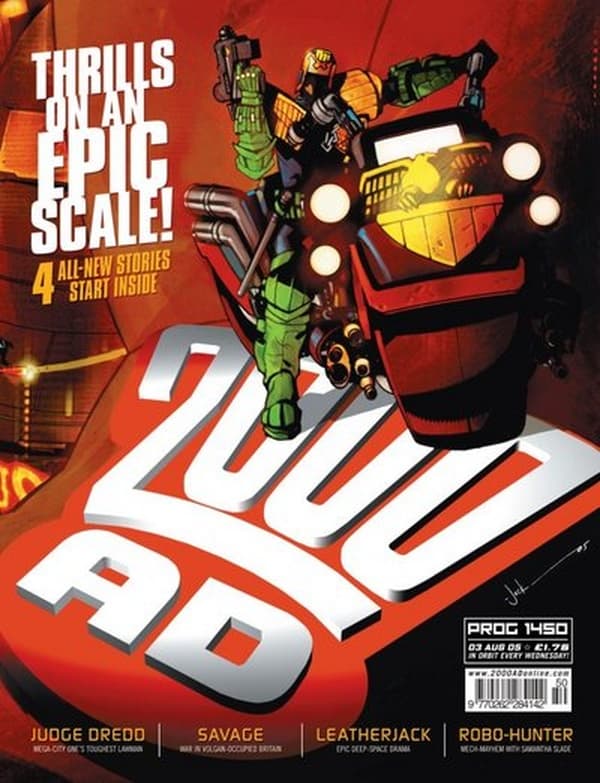 2000 AD #1450 cover
