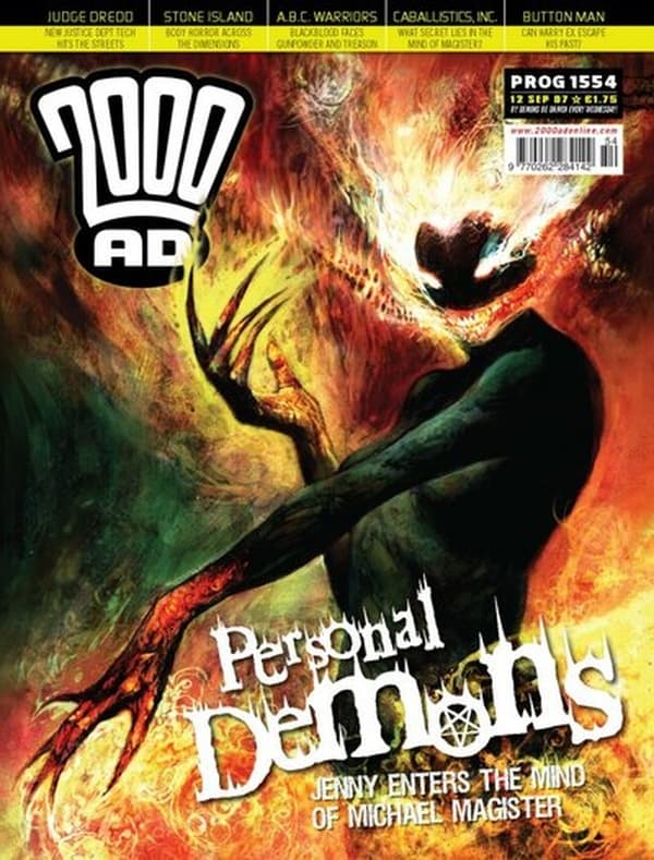 2000 AD #1554 cover
