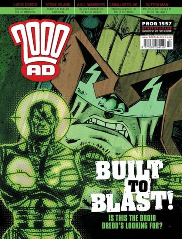2000 AD #1557 cover