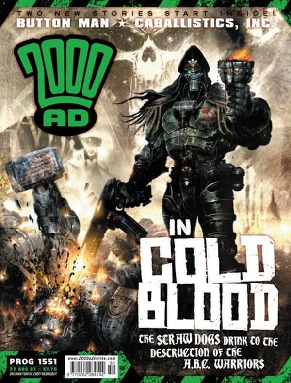 2000 AD #1551 cover