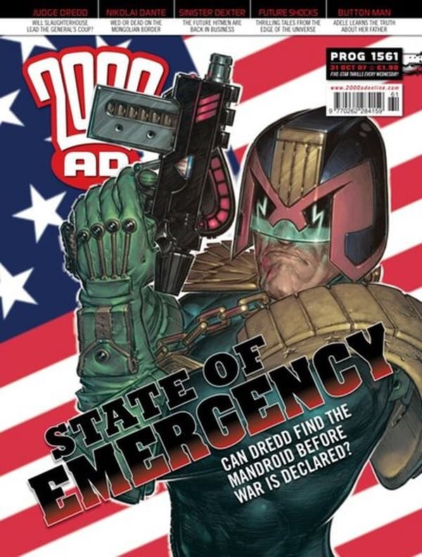 2000 AD #1561 cover