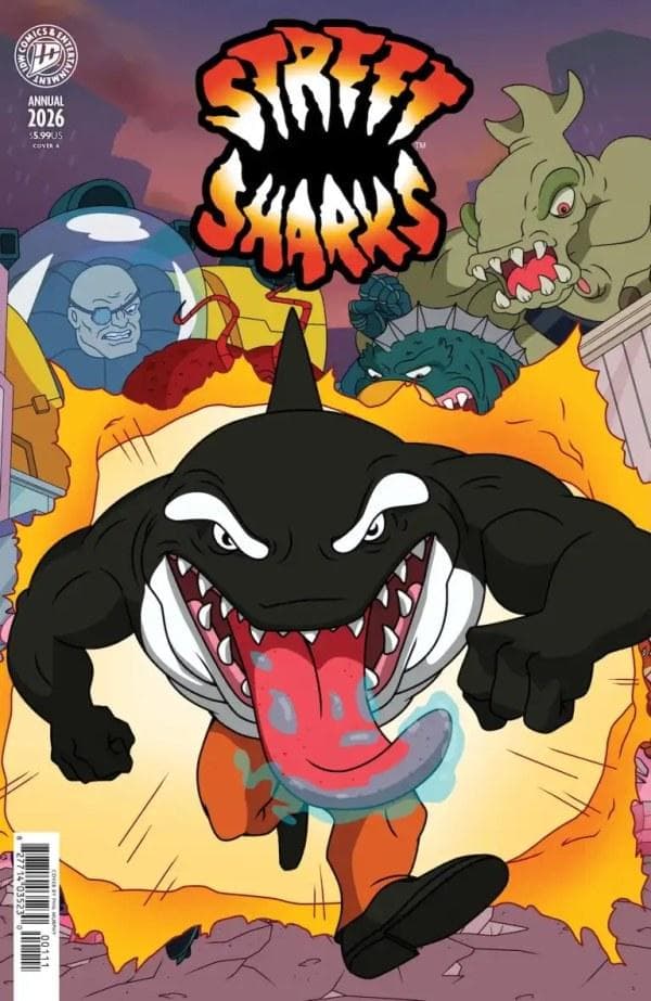 Street Sharks Annual 2026 cover — © IDW Publishing
