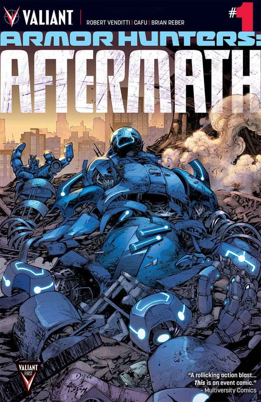 Armor Hunters: Aftermath cover — © Valiant Comics