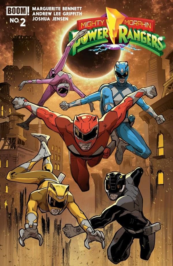 Mighty Morphin Power Rangers #2 cover