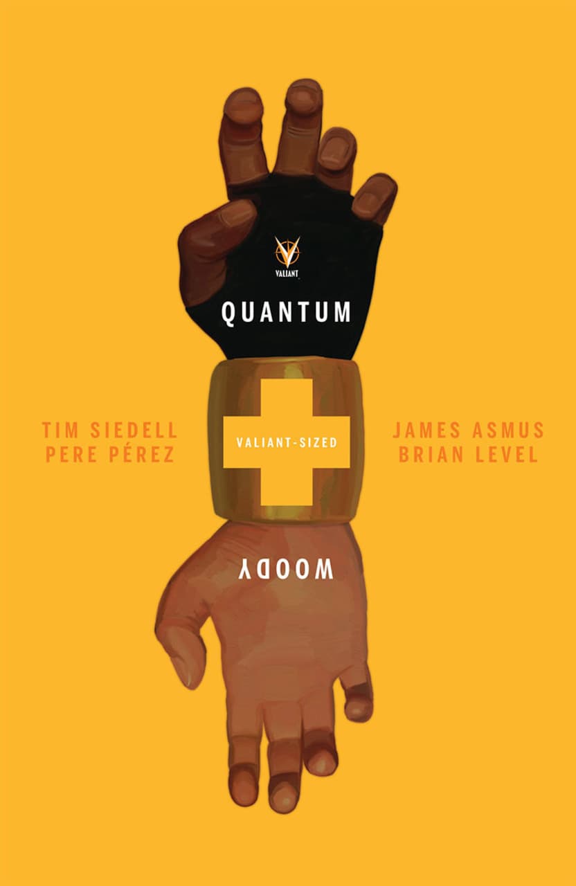 Quantum and Woody Valiant-Sized cover — © Valiant Comics