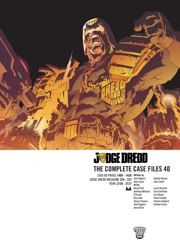 Judge Dredd The Complete Case Files #40 cover