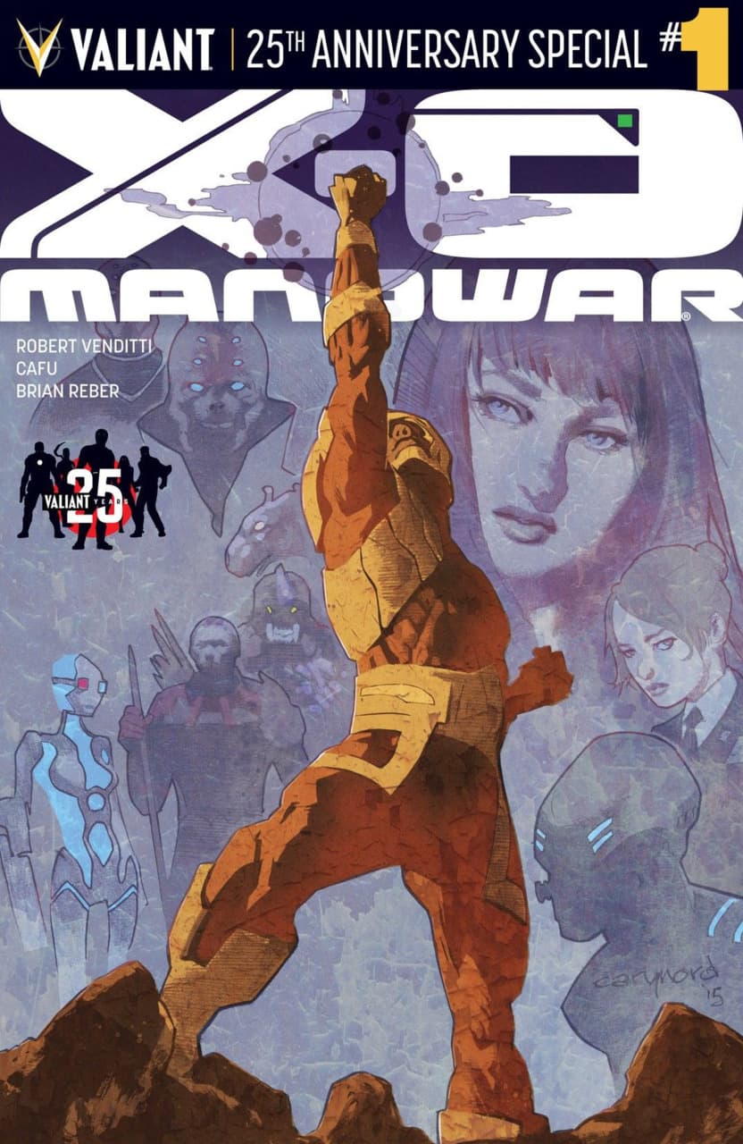 X-O Manowar: Valiant 25th Anniversary Special #1 cover