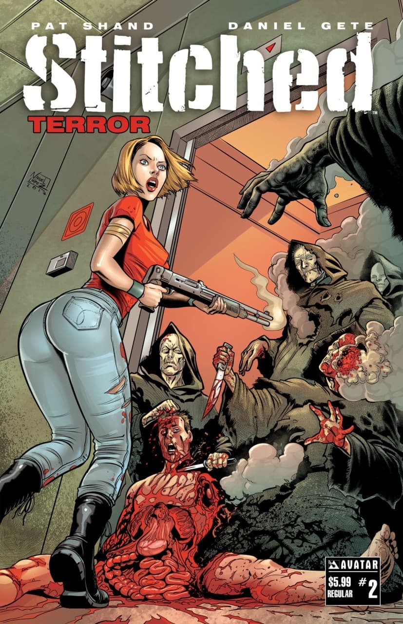 Stitched: Terror #2 cover
