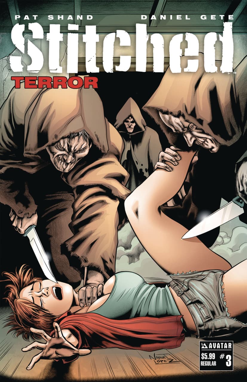 Stitched: Terror #3 cover