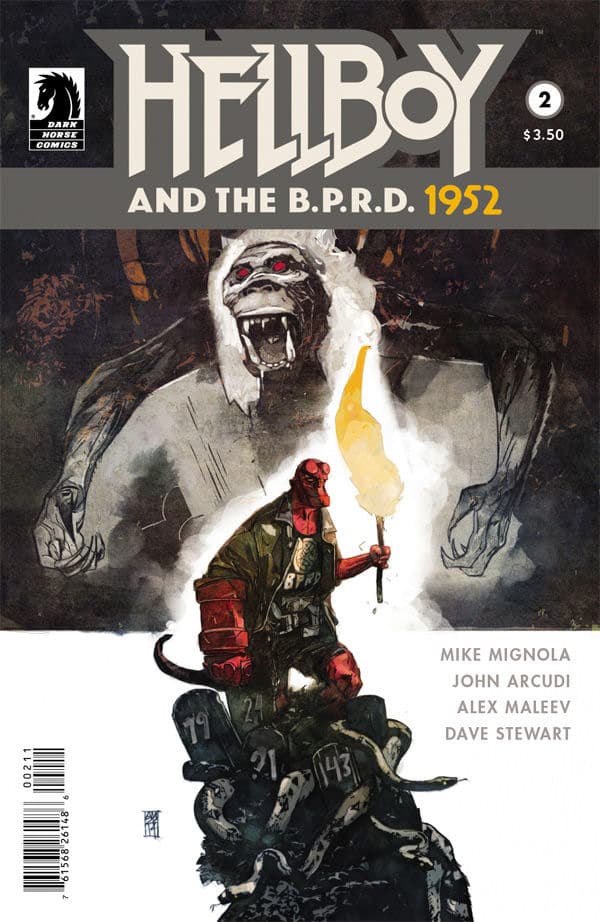 Hellboy and the B.P.R.D. #2 cover