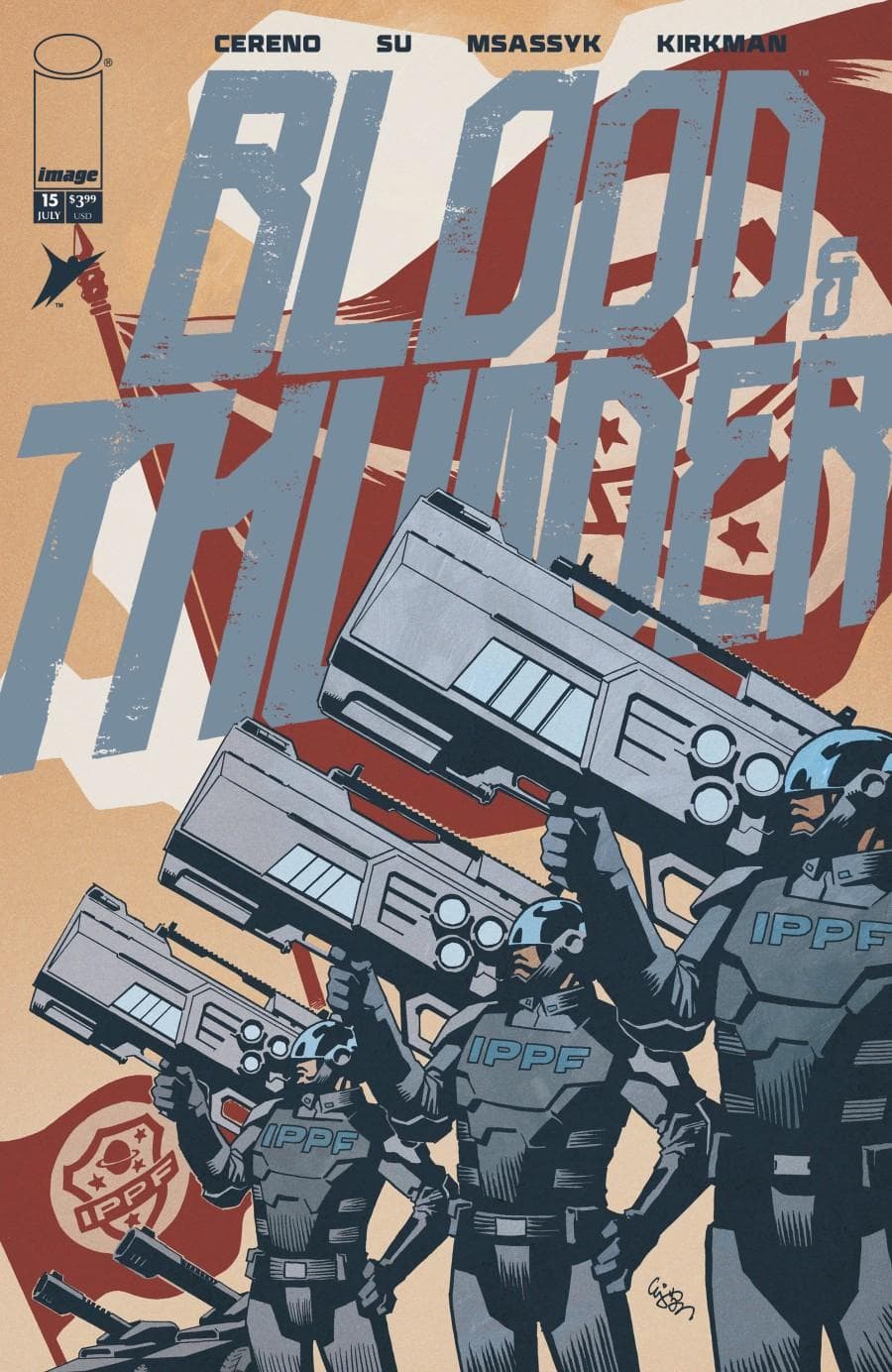 Blood & Thunder #15 cover