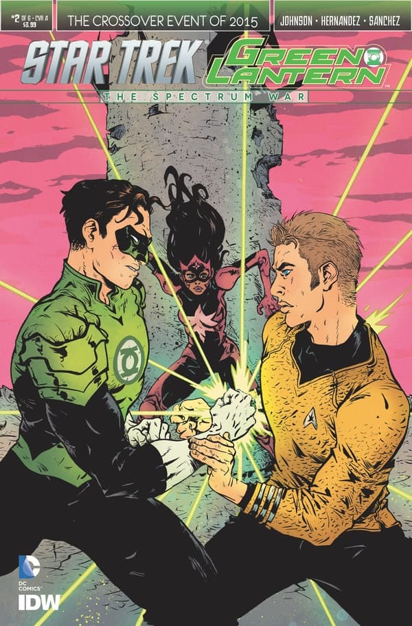 Star Trek/Green Lantern #2 cover