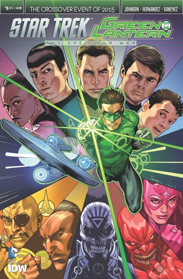 Star Trek/Green Lantern #6 cover