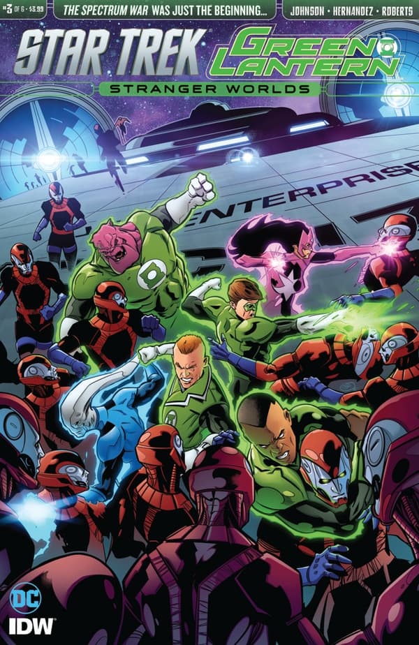 Star Trek/Green Lantern #3 cover