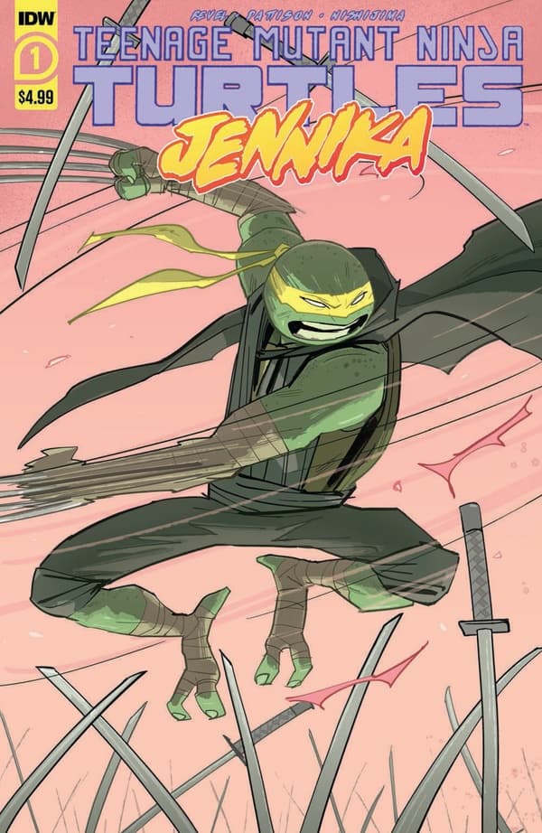Teenage Mutant Ninja Turtles: Jennika cover — © IDW Publishing