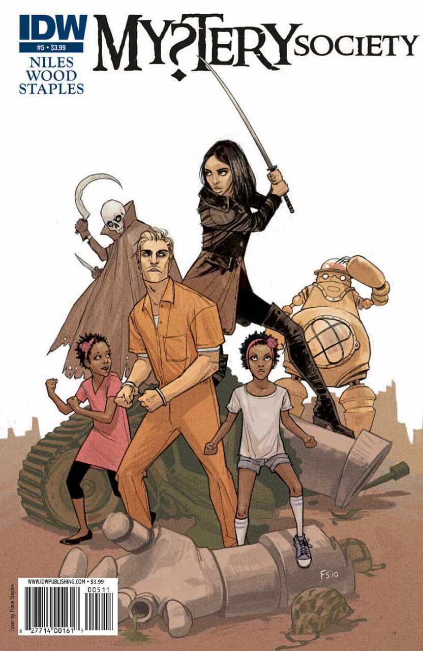 Mystery Society #5 cover