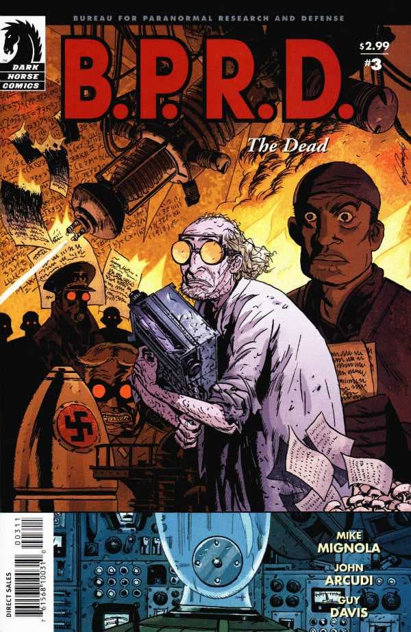 B.P.R.D.: The Dead #3 cover