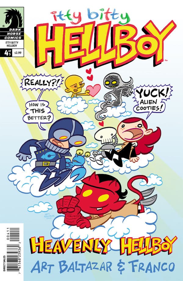Itty Bitty Hellboy #4 cover