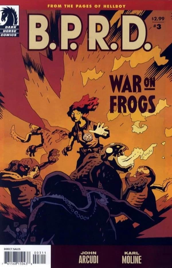 B.P.R.D.: War on Frogs #3 cover