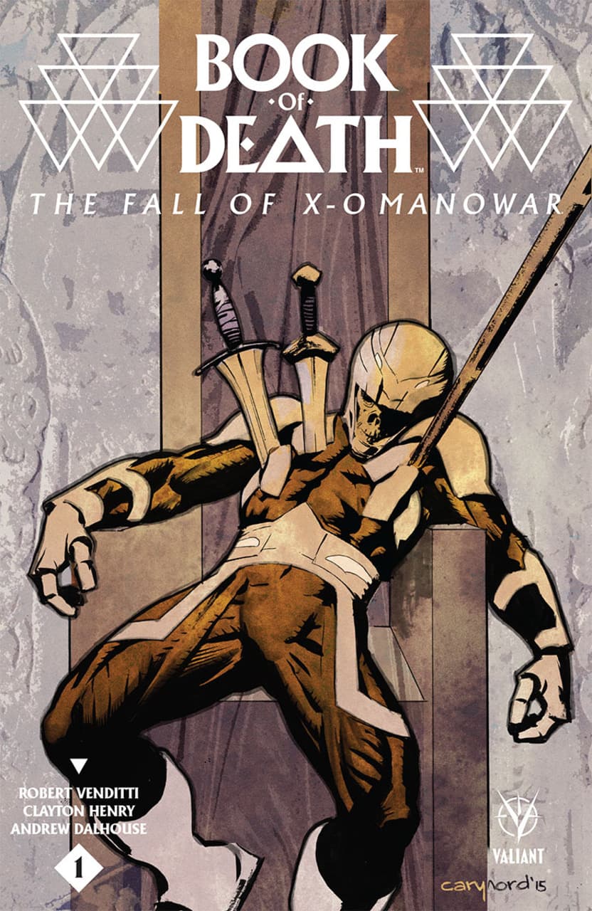 Book of Death: Fall of X-O Manowar #1 cover
