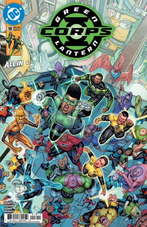 Green Lantern Corps #18 cover