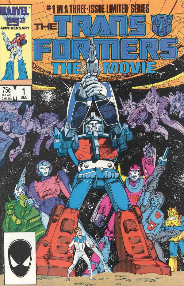 Transformers: The Movie cover — © Marvel Comics