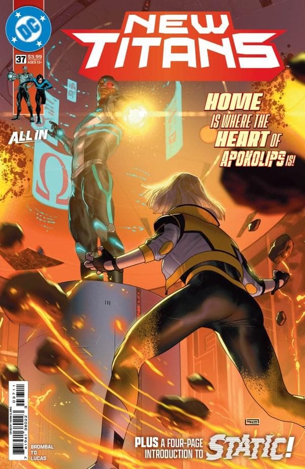 New Titans #37 cover