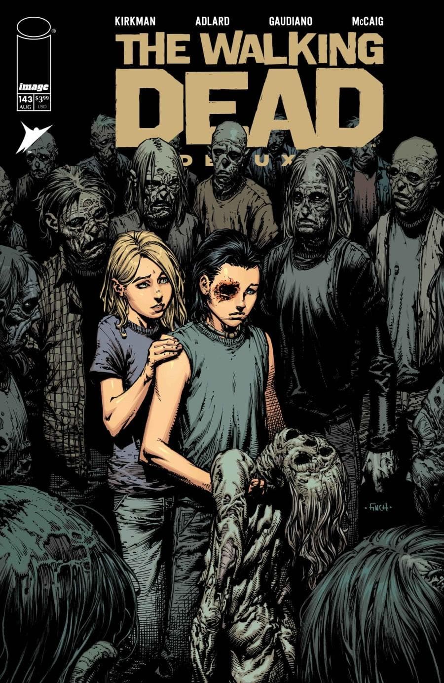 The Walking Dead Deluxe #143 cover