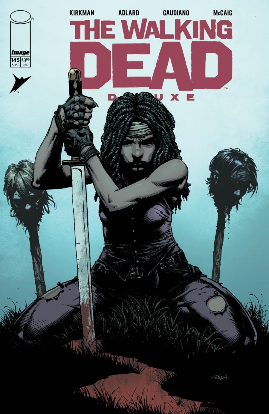 The Walking Dead Deluxe #145 cover