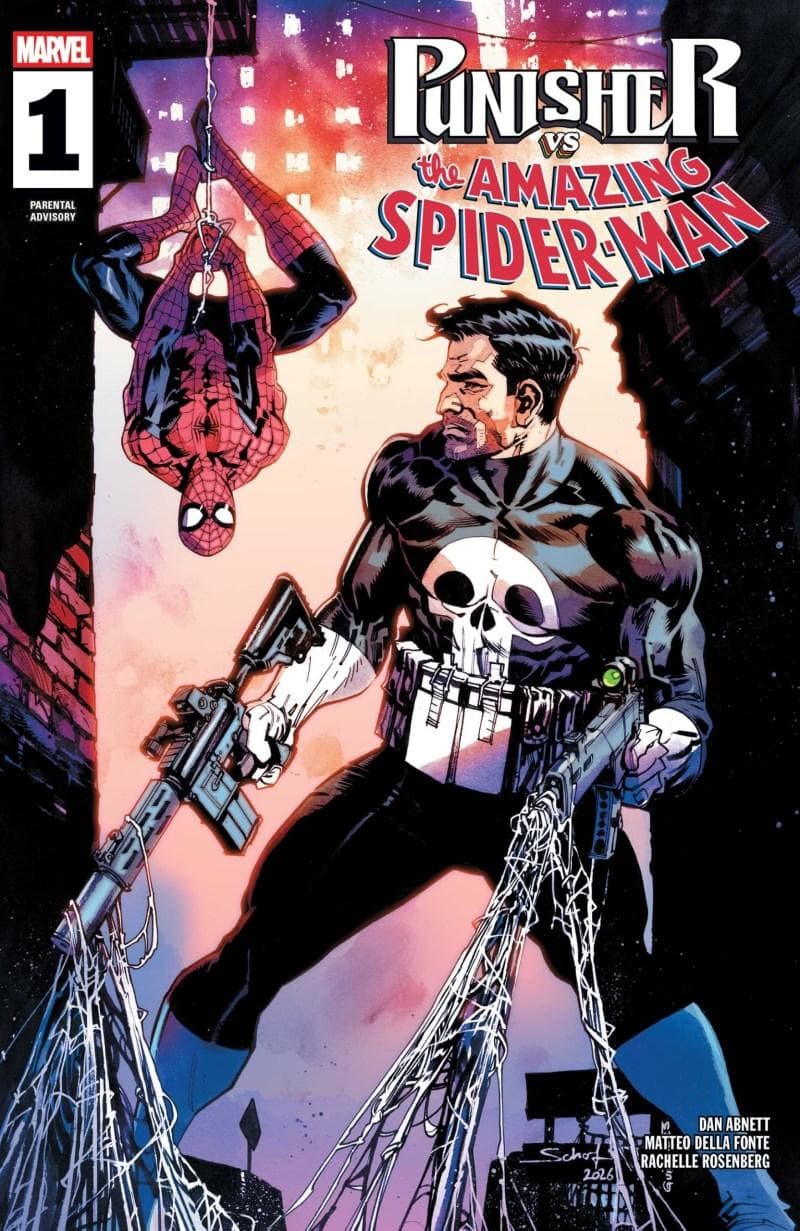Punisher vs. Spider-Man cover — © Marvel Comics