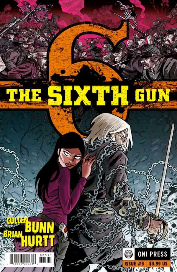 The Sixth Gun #3 cover