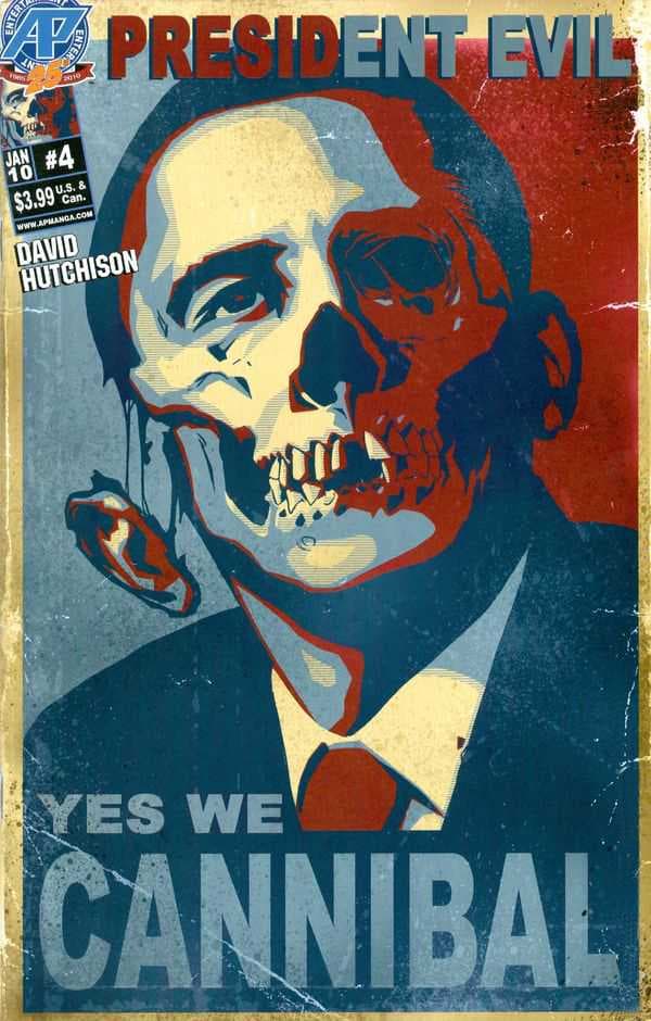 President Evil #4 cover