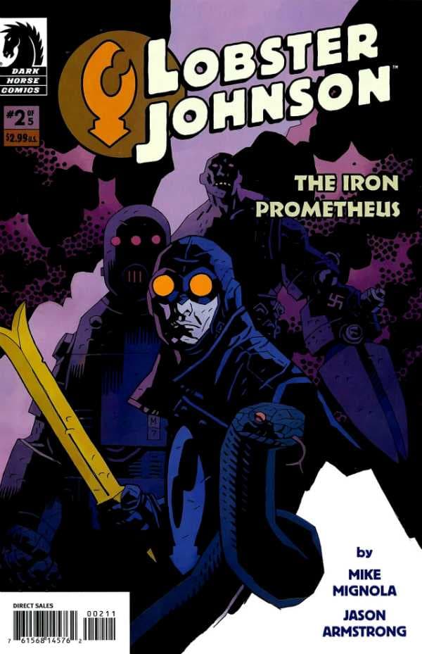 Lobster Johnson: The Iron Prometheus #2 cover