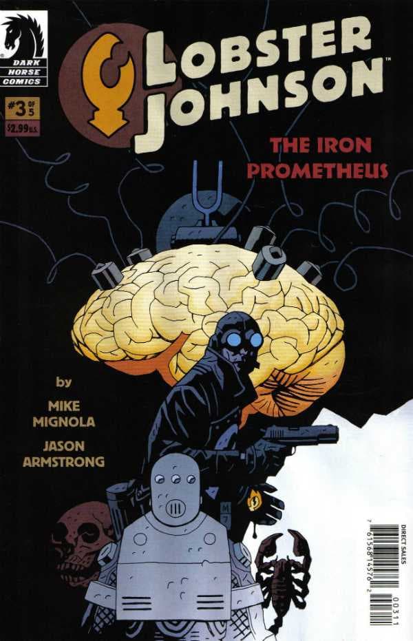 Lobster Johnson: The Iron Prometheus #3 cover
