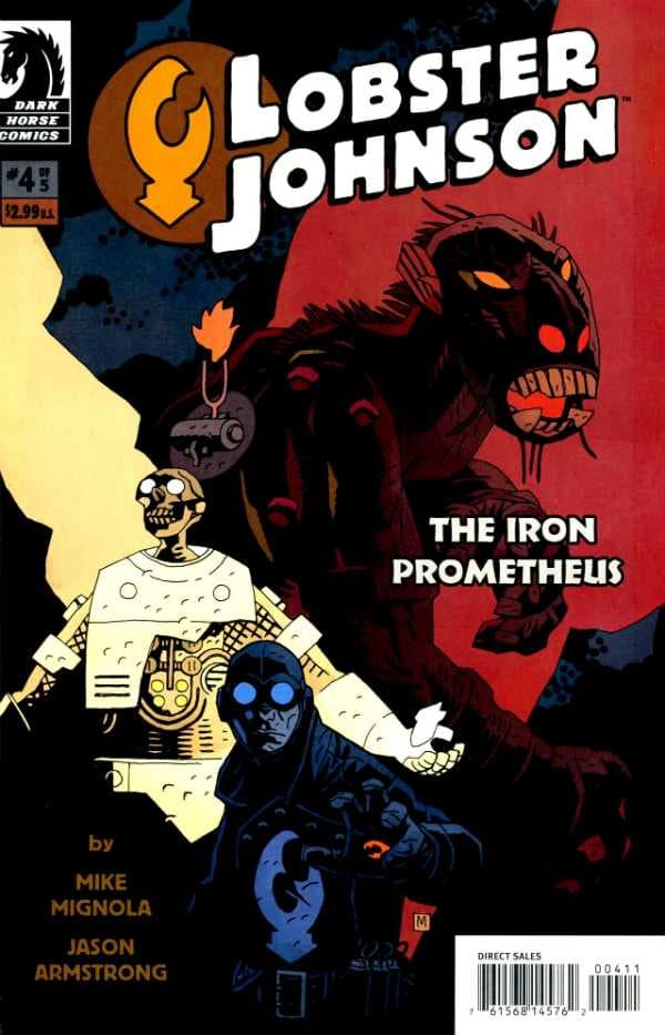 Lobster Johnson: The Iron Prometheus #4 cover