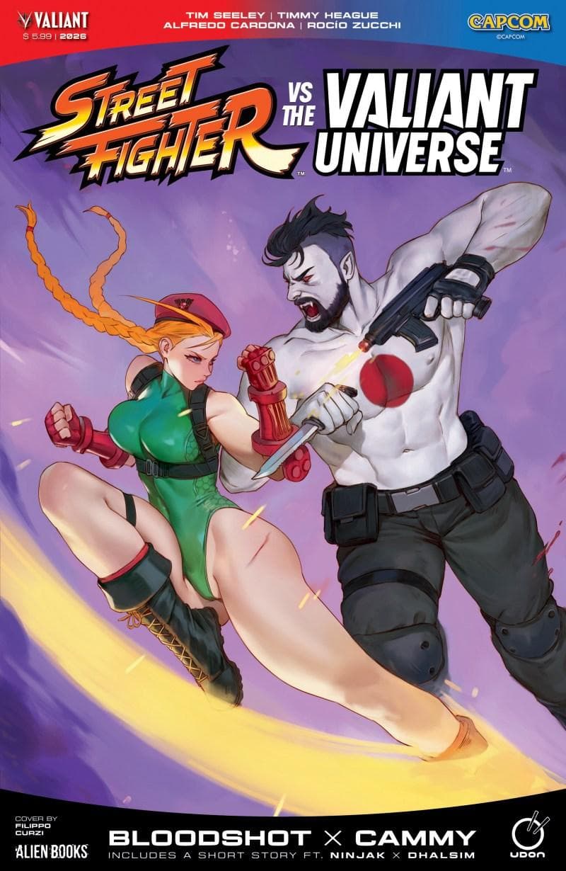 Street Fighter vs. The Valiant Universe Special #1 cover
