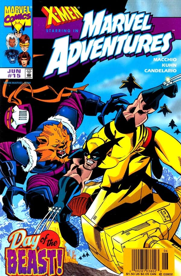 Marvel Adventures #15 cover
