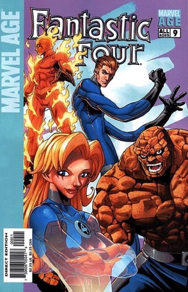 Marvel Age Fantastic Four #9 cover