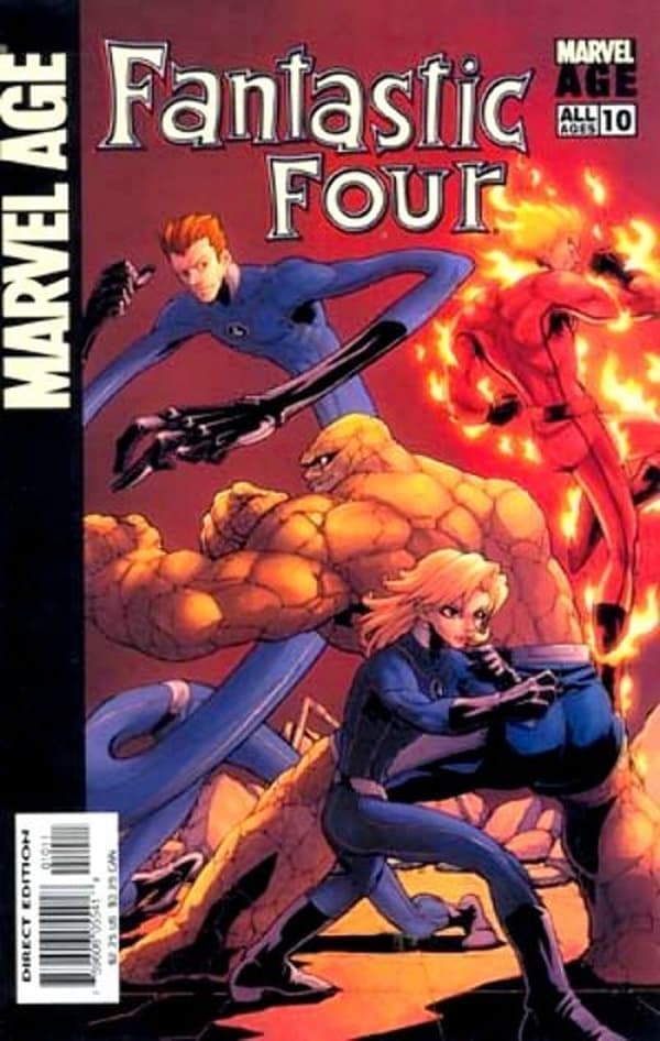 Marvel Age Fantastic Four #10 cover