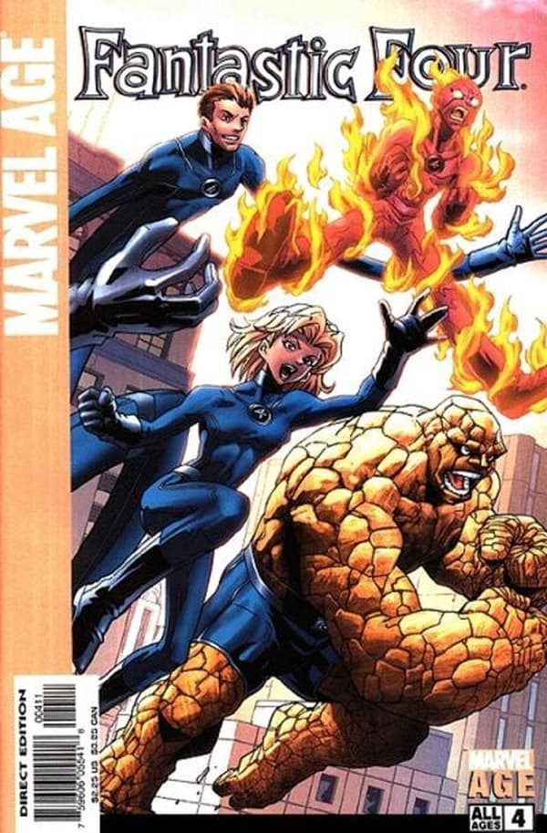 Marvel Age Fantastic Four #4 cover