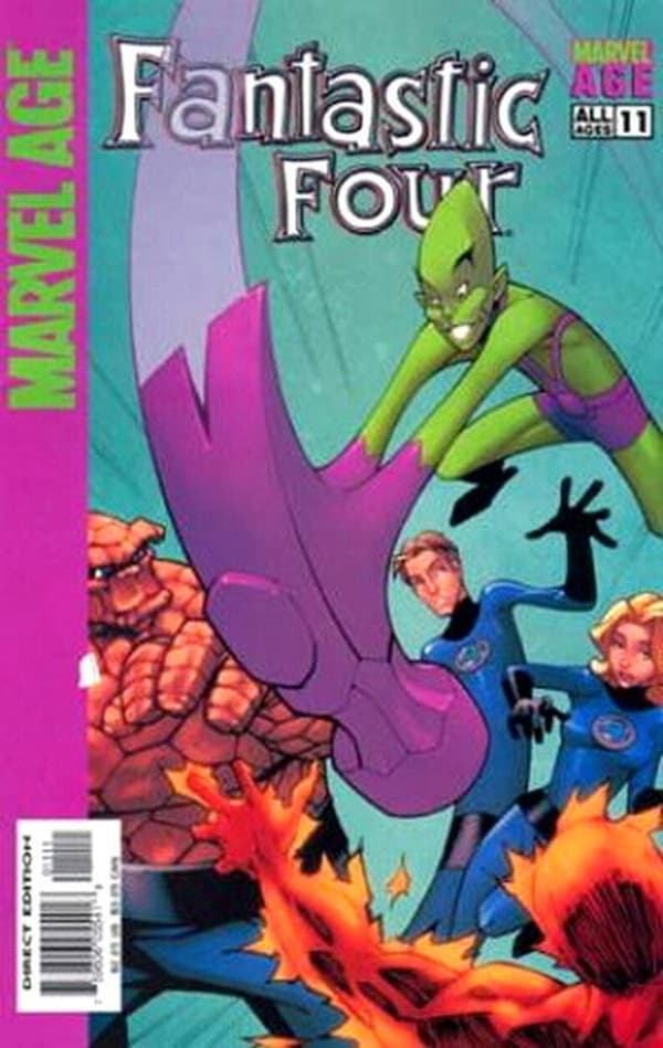 Marvel Age Fantastic Four #11 cover